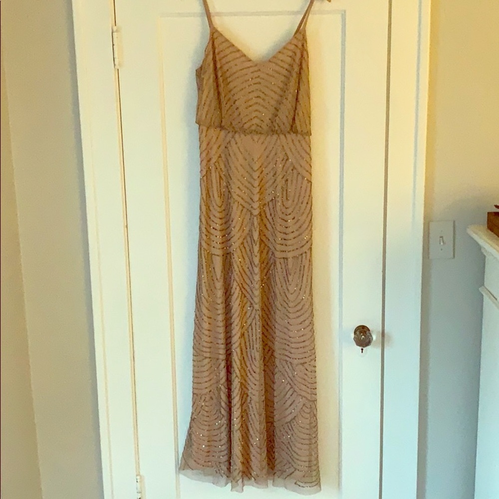 Adrianna Papell beaded gown
